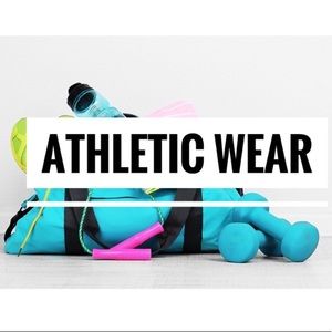 ATHLETIC APPAREL: Workout clothes, yoga pants etc.